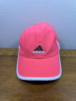 Adidas Climacol Hat Cap Womens One Size Adjustable Strapback Pink Logo Running - Image 1 of 4