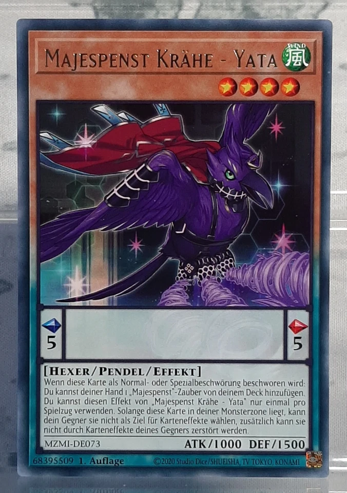 Playset - 3x Majespenst Krähe-Yata - Rare - MZMI-DE073 - Maze of Millennia - NM - Bild 1 von 2