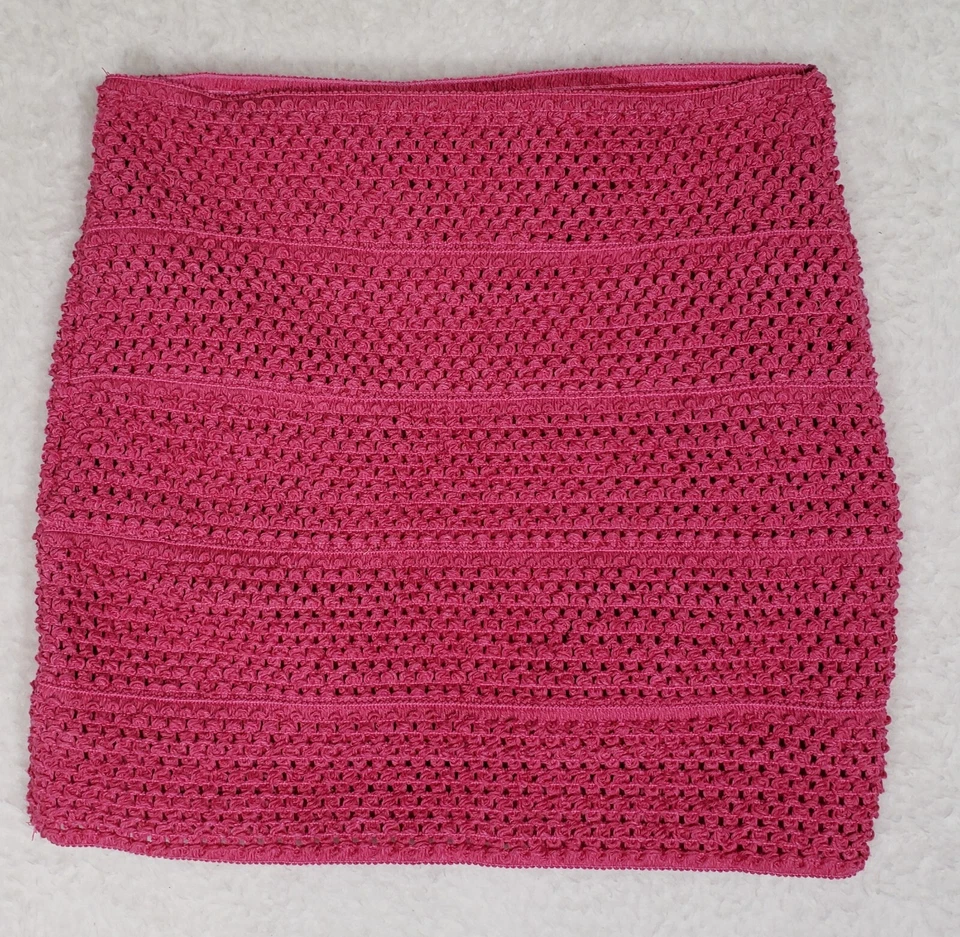 Minifalda tejida Wow Couture talla mediana roja Foto 1 de 4
