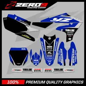 YAMAHA MOTOCROSS GRAPHICS KIT MX DECALS : YZ YZF 65 85 125 250 450 PRIME BLU/GRY - Picture 1 of 1