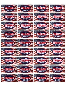 Trump 2024 rot weiß blau Aufkleber 36 Stück - Bild 1 von 1