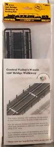 Central Valley ~ N Scale ~ 150' Bridge Walkway Detail Parts ~ CVM1811 - Picture 1 of 2