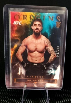 2023 Panini Chronicles UFC JOE SOLECKI Origins Bronze Rookie #143/299 RC - Image 1 of 2