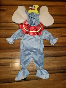 EUC Disney Store DUMBO Costume 12M Elephant Baby Toddler Child Halloween