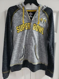 Authentic Majestic Super Bowl 50 Women's M Jacket San Francisco Bay Area 2/7/16 - Picture 1 of 9