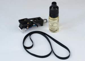 Kit olio nero cuffia, stilo, cinghia per PIONEER KH3355, KH5522, M6000, 23 - Foto 1 di 7