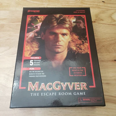 MacGyver: The Escape Room Game by Pressman, 2018 (BRAND NEW, SEALED) - Image 1 of 4