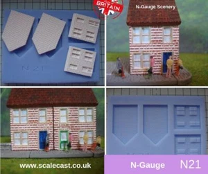 N21 N Gauge Houses Mould - Picture 1 of 12