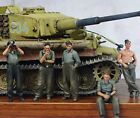 1 35 World War Ii German Tiger 1 Panzer Crew Resin Model Kit 5 Figures