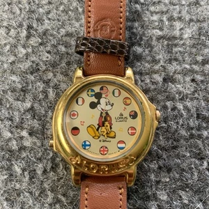 Lorus Quartz Mickey Mouse Country Flag Colors Musical Watch V421-0020 “Working” - Picture 1 of 13