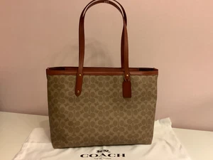 Coach Central Tote Shopper Signature Canvas Tasche Braun - Beige - Bild 1 von 17