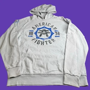 Sudadera con Capucha American Fighter Para Hombres XL Gráfica Pullover MMA Entrenamiento Atlético Gris - Imagen 1 de 12