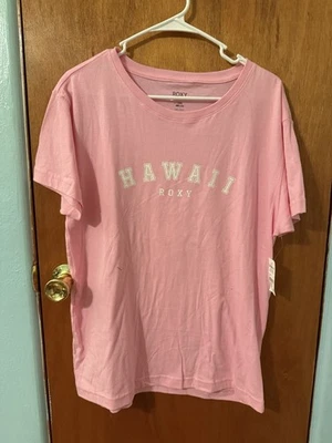 Camiseta rosa ROXY HAWAII NUEVA CON ETIQUETAS para dama talla grande Foto 1 de 3