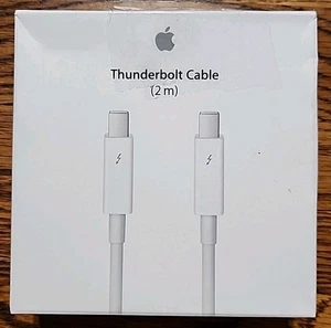 Câble Thunderbolt Apple 100 % original (2 m) - Blanc MD861LL/A A1410 - Photo 1/4