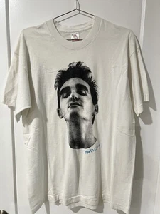 Vintage Morrissey 80s Single Stitch T Shirt Moz Large Smiths - Picture 1 of 3
