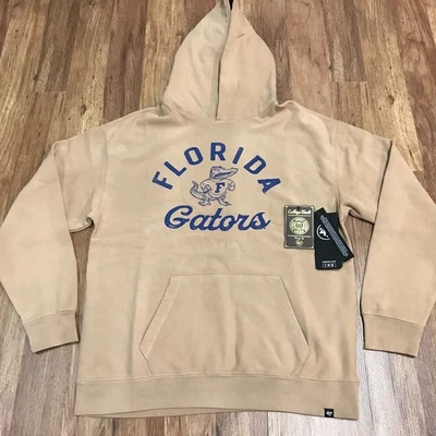 PARA HOMBRES L - NUEVO '47 Marca Florida Gators Polvo Caqui Tinte Pesado Sudadera con Capucha Foto 1 de 4