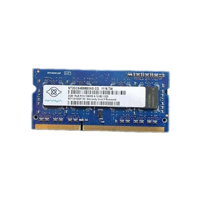 Nanya 2GB PC3-10600S-09-10-B2 Laptop RAM - NT2GC64B88B0NS-CG - Image 1 of 2