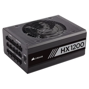 Crosair HX1200 80 PLUS PLATINUM Certified 1200W Fully Modular Power Supply Unit - Picture 1 of 6