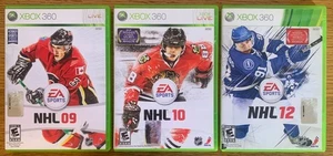 NHL 09 10 12 - 3 NHL Spiele - XBOX 360 - Bild 1 von 3