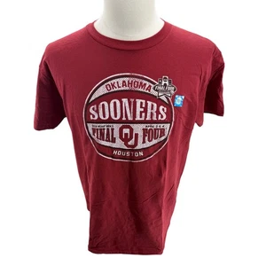 Oklahoma Sooners Final Four 2016 NCAA Herren Basketball T-Shirt Medium NEU - Bild 1 von 6