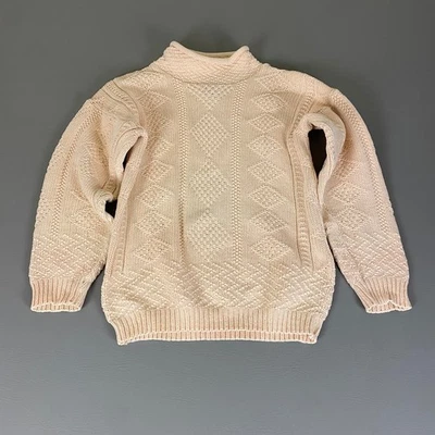 Suéter Vintage The Limited Mujer 12 Rosa Pescador Tejido Cuello Simulado Hecho en EE. UU. Foto 1 de 4