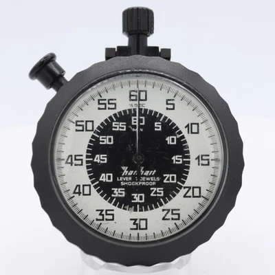 Antiguo cronómetro militar atlético estadounidense Hanhart 12914 MIL-S-14823 Foto 1 de 2