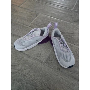 Zapatillas deportivas sin cordones Nike Air Max 270 púrpura lila para niños pequeños talla 10C - Imagen 1 de 8