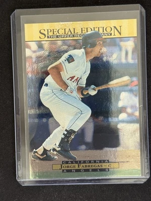 1995 Upper Deck #128 Jorge Fabregas Special Edition Gold - Image 1 of 2