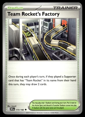 Team Rocket's Factory 173/182 SV10: Destined Rivals - Image 1 of 2