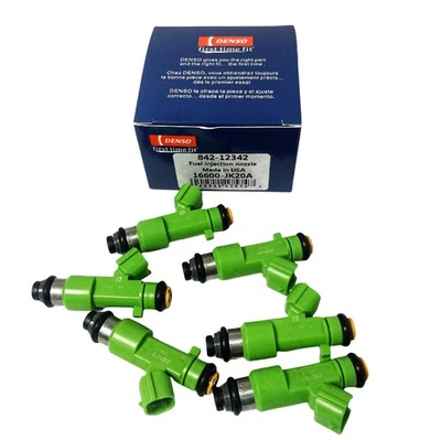 Nuevos inyectores de combustible x6 DENSO para Nissan Murano 2009-2014 3,5 L V6 #16600-jk20a Foto 1 de 4