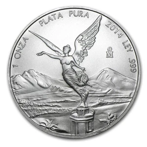 2014 Mexico 1 oz Silver Libertad BU - Picture 1 of 4