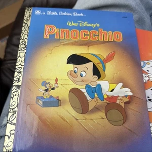Vintage A Little Golden Book Walt Disney’s Pinocchio 104-69 1990 #5336 - Picture 1 of 5