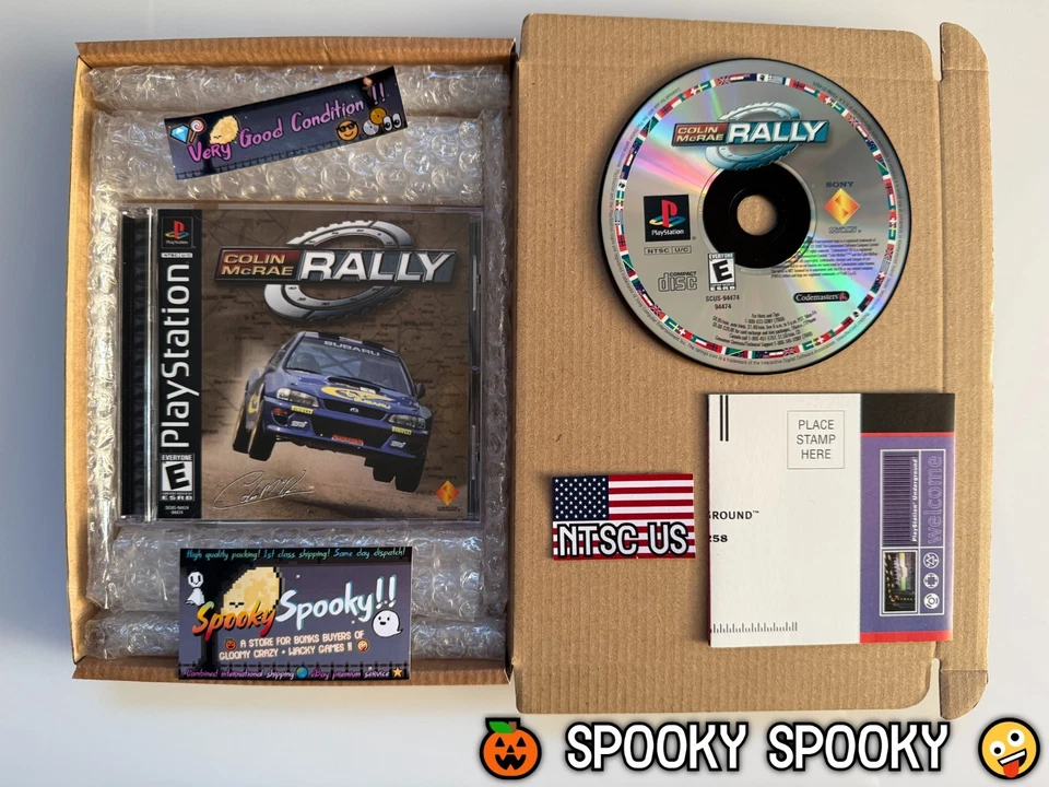Colin McRae Rally PS1 - NTSC-U/C USA VGC CIB with Reg - High Quality Packing - Image 1 of 4