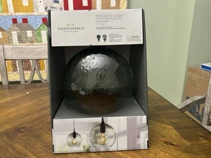 New Target Threshold Pendant Artisan Glass Light Fixture Aqua Green 8" w/ 4' Cor - Picture 1 of 5