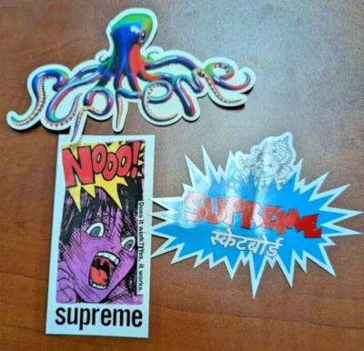 Supreme Box Logo Sticker 100% Authentic Brand New Does it Work Octopus Ganesha