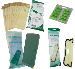 SET 4 PZ RIPARAZIONE RINNOVO COMPATIBILI ASPIRAPOLVERE FOLLETTO VORWERK VK121 - Imagen 1 de 6