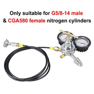 CGA580 Nitrogen Regulator Shock Fill Kit Universal for Motorcycle ATV UTV - Picture 1 of 8