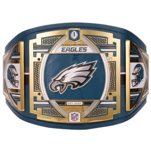 Philadelphia Eagles NFL Super Bowl Championship Belt 2mm Brass Adult Size - Picture 1 of 5