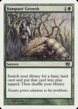 1 x MTG NM Rampant Growth 8Th Edition Common
