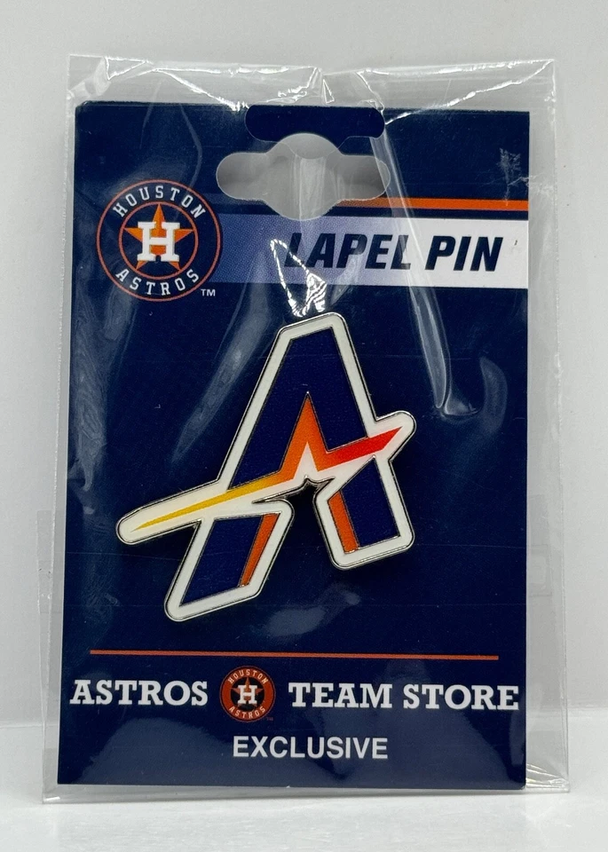 HOUSTON ASTROS City Connect A Star Logo Lapel Pin Team Store Exclusive MLB - Image 1 of 1