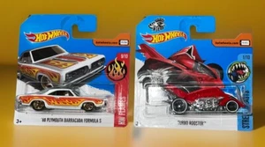 Hot Wheels® 2 Fahrzeuge von 2015 OVP ungeöffnet - Picture 1 of 1