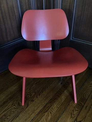 Eames LCW Chair Red Cover