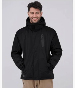 Doumern Graphene Men Heated Jacket Coat with 18400 mAh Battery Pack Men's XXL - Picture 1 of 14