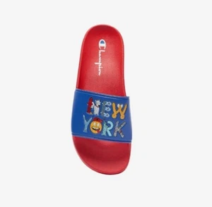 Men's Size 10 Champion IPO NYC Slides POP ART EDITION BRAND NEW IN BOX - Picture 1 of 3