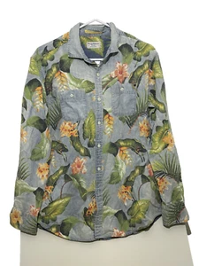Tommy Bahama Button Shirt Men’s M Floral Tropical Long Sleeve(Sample) - Picture 1 of 5