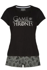 PRIMARK LADIES /WOMENS/GIRLS GAMES OF THORNS T-SHIRT & SHORTS TEE TOPS SHIRTS - Picture 1 of 7