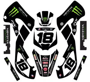 Kit gráfico para calcomanías Kawasaki KLX110 2000-2009 KX65 2000-2015 - Imagen 1 de 1