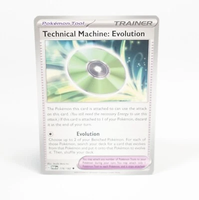 Technical Machine: Evolution 178/182 Pokemon SV04: Paradox Rift Uncommon NM - Image 1 of 2