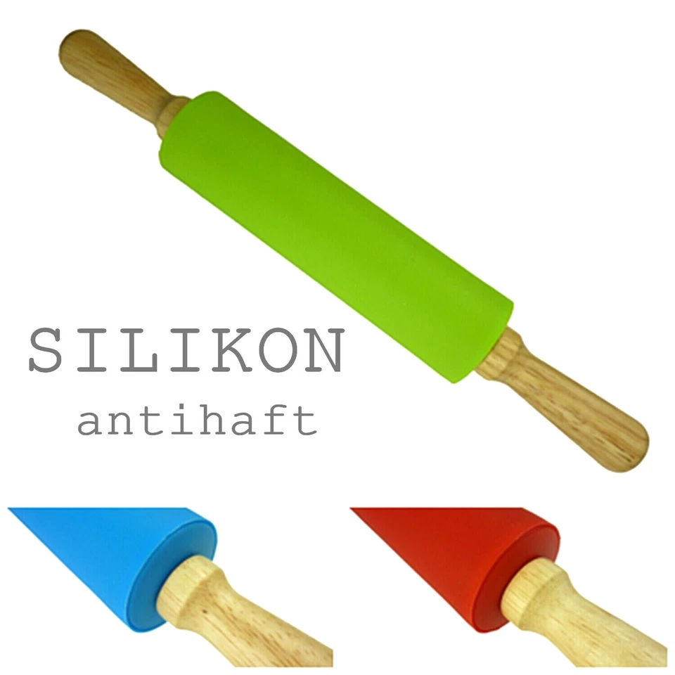 Mattarello 38cm Teigroller Matterello Impasto Rotella-Pizza Rullo Pasta Silicone - Bild 1 von 1