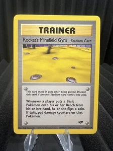 Rocket's Minefield Gym 119/132 -Gym Challenge Unlimited - WOTC Misprint Error MP - Picture 1 of 2